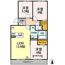 プレミアージュ 303 ｜ 静岡県静岡市葵区安東２丁目（賃貸アパート3LDK・3階・68.86㎡） その2