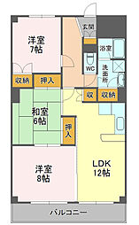間取図画像 3LDK