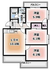 物件の間取り
