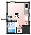プチリヴェール昭和町4階3.4万円