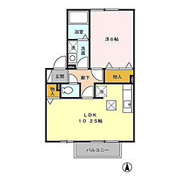 間取図画像 1LDK