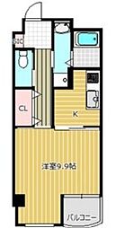 ANGELOOTOWA 1Kの間取図画像