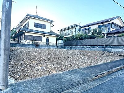 外観：高尾駅徒歩21分　建築条件無しの売地　都市ガスです