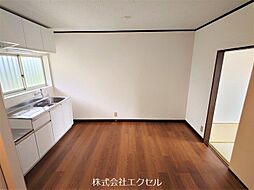 JR青梅線 昭島駅 徒歩25分の賃貸マンション 1階2DKのリビング/ダイニング