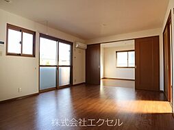 京王相模原線 多摩境駅 徒歩13分の賃貸アパート 1階2LDKのリビング/ダイニング