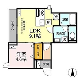 間取図画像 1LDK