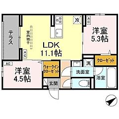 物件の間取り