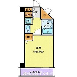 豊田ダイカンプラザ 1Kの間取図画像