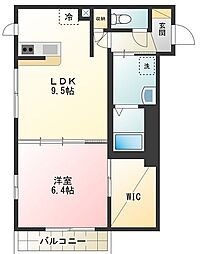 ファミールメゾン 1LDKの間取図画像