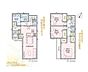 間取り：1号棟　間取り図