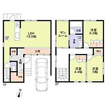 大阪府寝屋川市成田南町（賃貸一戸建3LDK・1階・91.00㎡） その2