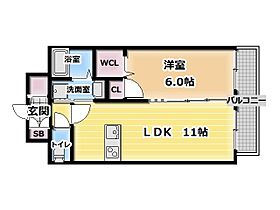 リィリィエ西三荘駅前  ｜ 大阪府門真市元町（賃貸マンション1LDK・5階・40.08㎡） その2