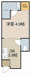 間取図画像 1DK