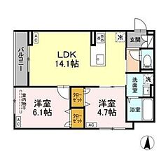 物件の間取り