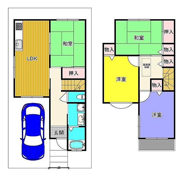 間取りを拡大表示