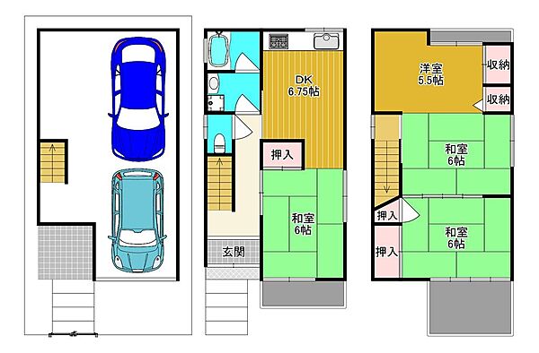 間取りを拡大表示