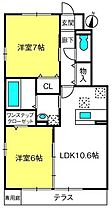 フューチャーブライト  ｜ 埼玉県白岡市篠津1976-5（賃貸アパート2LDK・1階・55.68㎡） その2