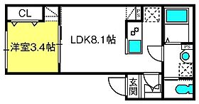 KLEIS春日部III  ｜ 埼玉県春日部市八丁目278-3（賃貸アパート1LDK・3階・27.58㎡） その2