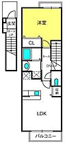 ベルデーアB棟  ｜ 埼玉県さいたま市岩槻区上里1丁目5-1（賃貸アパート1LDK・2階・42.37㎡） その2