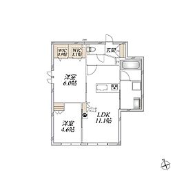 Maison M 2LDKの間取図画像