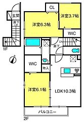 物件の間取り