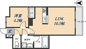 大阪府大東市太子田1丁目10-12（賃貸マンション1LDK・2階・44.71㎡） その2