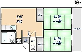 大阪府八尾市上之島町北2丁目50-6 6（賃貸アパート2LDK・2階・41.25㎡） その2