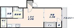 パークミライエ北巽 103 ｜ 大阪府大阪市生野区巽北3丁目3-18（賃貸アパート1LDK・1階・30.84㎡） その2