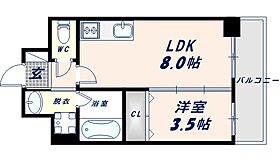 リアライズ布施駅前  ｜ 大阪府東大阪市足代新町（賃貸マンション1LDK・9階・29.80㎡） その2