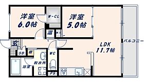 ソリエベーネ  ｜ 大阪府東大阪市森河内東2丁目（賃貸マンション2LDK・2階・58.87㎡） その2