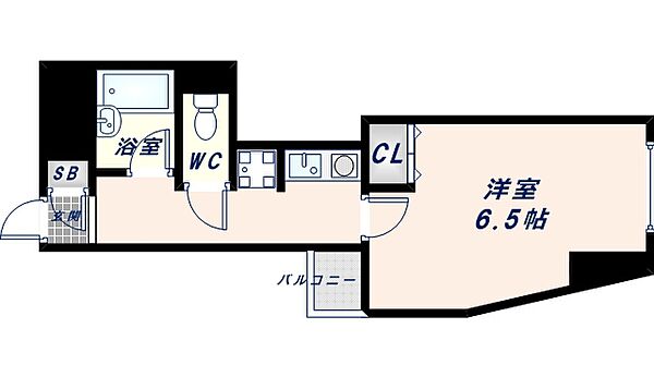 パルティール ｜大阪府東大阪市菱屋西1丁目(賃貸マンション1K・4階・20.00㎡)の写真 その2