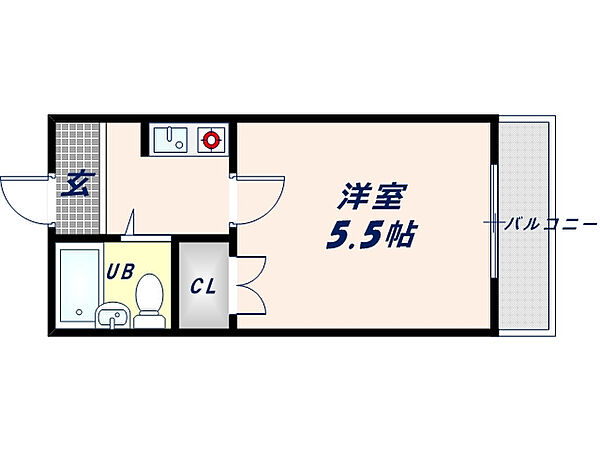 ラフィーネ小若江 ｜大阪府東大阪市小若江3丁目(賃貸マンション1K・3階・17.00㎡)の写真 その2