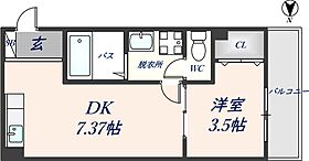 Fstyle八尾・太田5丁目 203 ｜ 大阪府八尾市太田5丁目128-1（賃貸アパート1DK・2階・26.22㎡） その2