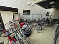 駐輪場も綺麗に...