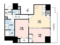 ポルテ29 2LDKの間取図画像