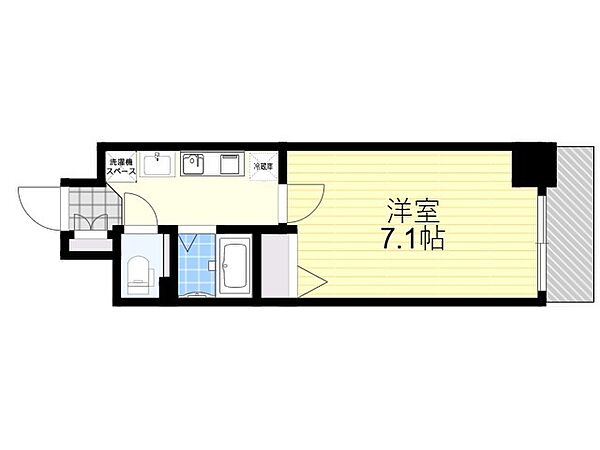 アップルガーデンコート城東 705｜大阪府大阪市城東区野江２丁目(賃貸マンション1K・7階・22.55㎡)の写真 その2