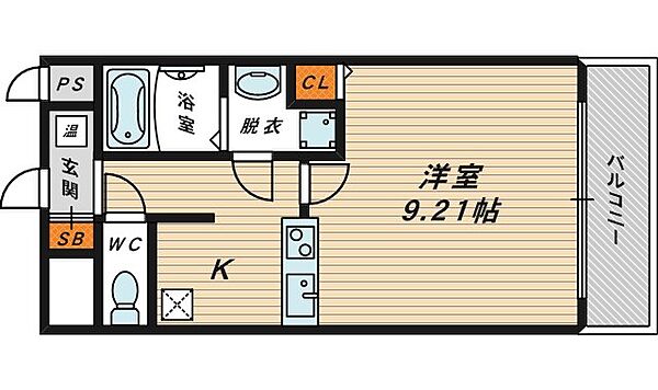 関目タウンビル 304｜大阪府大阪市城東区成育５丁目(賃貸マンション1K・3階・29.40㎡)の写真 その2