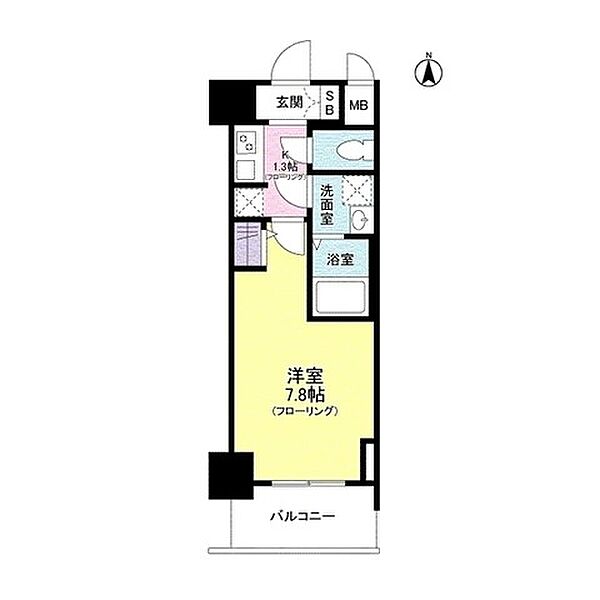 エスレジデンス野江 ｜大阪府大阪市城東区野江３丁目(賃貸マンション1K・2階・25.20㎡)の写真 その2