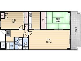 コンフォートヴィラ緑橋  ｜ 大阪府大阪市城東区東中浜８丁目4番28号（賃貸マンション2LDK・1階・68.00㎡） その2