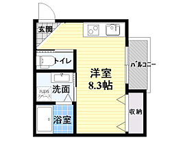 プラド工大前  ｜ 大阪府大阪市旭区中宮５丁目（賃貸アパート1R・2階・25.00㎡） その2