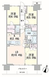 プレミスト志村三丁目 3LDKの間取図画像