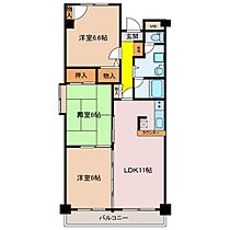 ロイヤルマンション 505 ｜ 三重県名張市栄町（賃貸マンション3LDK・5階・68.33㎡） その2