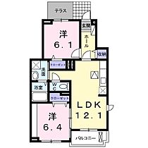 グランシエル・コウIII 101 ｜ 三重県名張市鴻之台５番町（賃貸アパート2LDK・1階・56.84㎡） その2