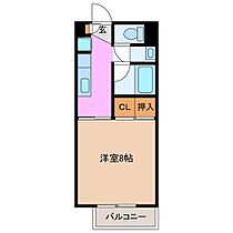 エクセルハイムD 205 ｜ 三重県名張市瀬古口（賃貸アパート1K・2階・28.40㎡） その2