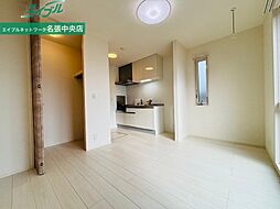 ソシア　ヴィルヌーヴ　B 2階ワンルームのリビング/ダイニング