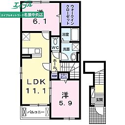 ドリームＢ 2階