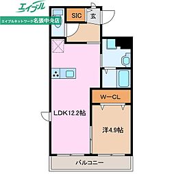 モンパールオキツモ希央台 2階/-