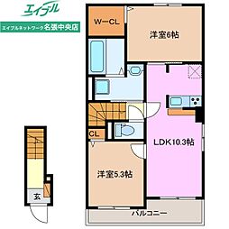 エトワールくらもちｂ 2階
