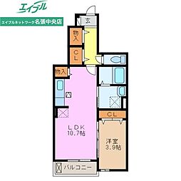グランヒル山荘 1LDKの間取図画像
