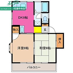 ハイツソレイユC 2階